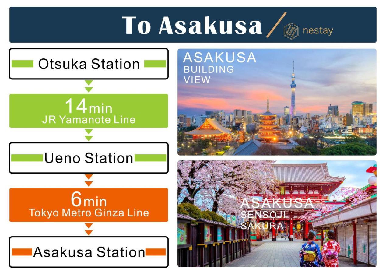 Nestay Inn Tokyo Otsuka 201 Tóquio Exterior foto