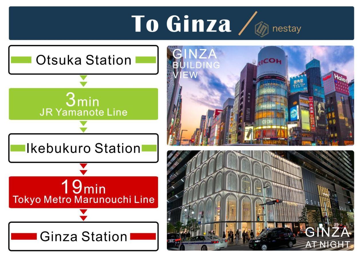 Nestay Inn Tokyo Otsuka 201 Tóquio Exterior foto